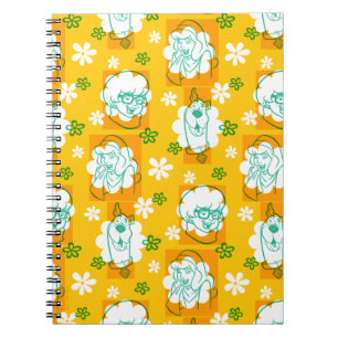 Scooby-Doo Karakter Floral Patroon Notitieboek