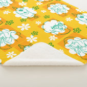 Scooby-Doo | Karakter Floral Patroon Sherpa Deken (3/4)