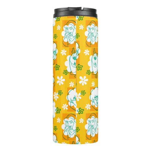 Scooby-Doo | Karakter Floral Patroon Thermosbeker (Achterkant)