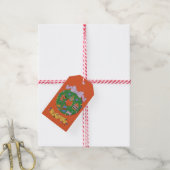 Scooby-Doo Kerst Snack Krans Grafiek Cadeaulabel (Met Touw)