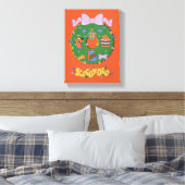 Scooby-Doo Kerst Snack Krans Grafiek Canvas Afdruk (Insitu (Slaapkamer))