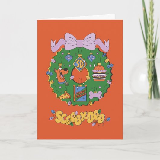 Scooby-Doo Kerst Snack Krans Grafiek Kaart (Voorkant)