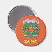 Scooby-Doo Kerst Snack Krans Grafiek Magneet (Voorkant / Achterkant)
