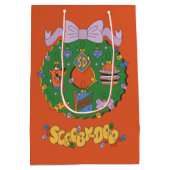 Scooby-Doo Kerst Snack Krans Grafiek Medium Cadeauzakje (Achterkant)
