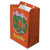 Scooby-Doo Kerst Snack Krans Grafiek Medium Cadeauzakje (Achterkant Gekanteld)