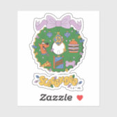 Scooby-Doo Kerst Snack Krans Grafiek Sticker (Vel)