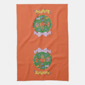 Scooby-Doo Kerst Snack Krans Grafiek Theedoek (Verticaal)