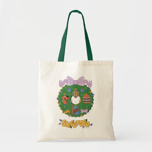 Scooby-Doo Kerst Snack Krans Grafiek Tote Bag (Voorkant)