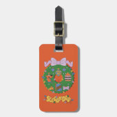 Scooby-Doo Kerst Snack Krans Grafisch Bagagelabel (Voorkant verticaal)