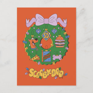 Scooby-Doo Kerst Snack Krans Grafisch Briefkaart