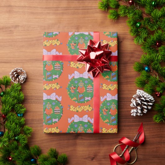 Scooby-Doo Kerst Snack Krans Grafisch Cadeaupapier (Feestdagen Geschenken)