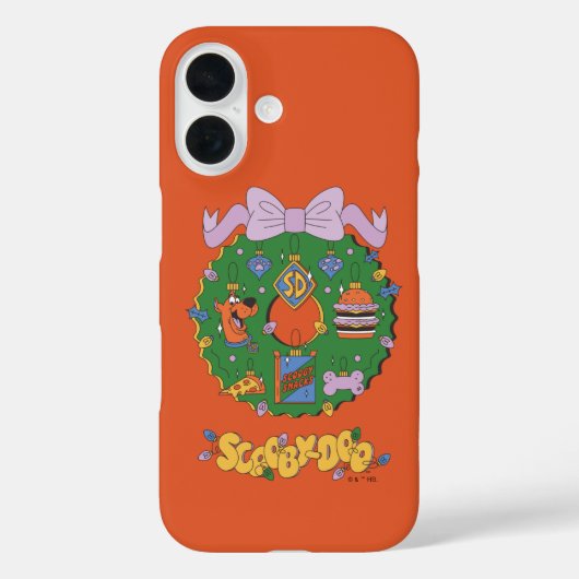 Scooby-Doo Kerst Snack Krans Grafisch Case-Mate iPhone Case (Achterkant)