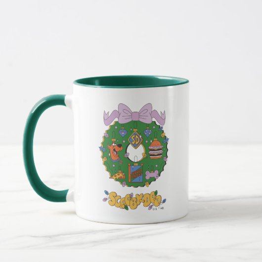Scooby-Doo Kerst Snack Krans Grafisch Mok (Links)