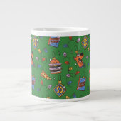 Scooby-Doo Kerst Snack Lichten Patroon Grote Koffiekop (Voorkant)
