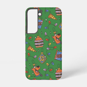 Scooby-Doo Kerst Snack Lichten Patroon Samsung Galaxy Hoesje