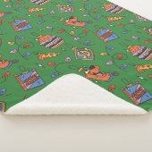 Scooby-Doo Kerst Snack Lichten Patroon Sherpa Deken (3/4)