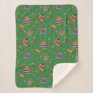 Scooby-Doo Kerst Snack Lichten Patroon Sherpa Deken
