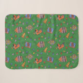 Scooby-Doo Kerst Snack Lichten Patroon Sherpa Deken (Voorkant (horizontaal))