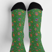 Scooby-Doo Kerst Snack Lichten Patroon Sokken (Top)