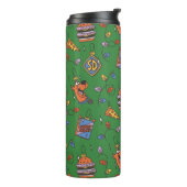Scooby-Doo Kerst Snack Lichten Patroon Thermosbeker (Gedraaid links)