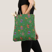 Scooby-Doo Kerst Snack Lichten Patroon Tote Bag (Dichtbij)