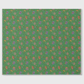 Scooby-Doo Kerst Snack Lichtjes Patroon Cadeaupapier (Vlak)