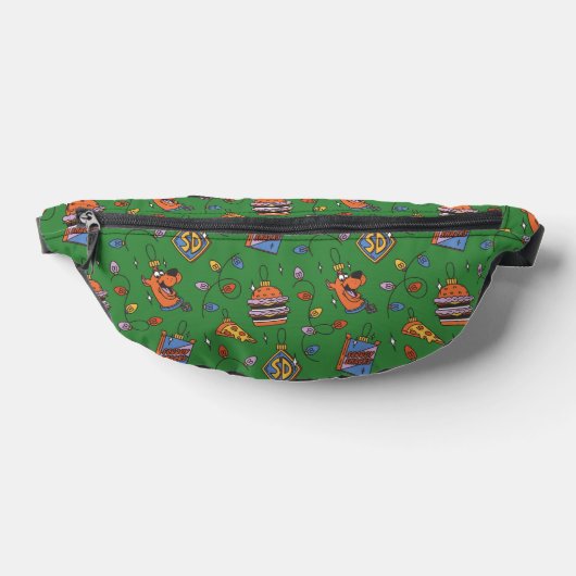Scooby-Doo Kerst Snack Lichtjes Patroon Heuptasje (Liggend)