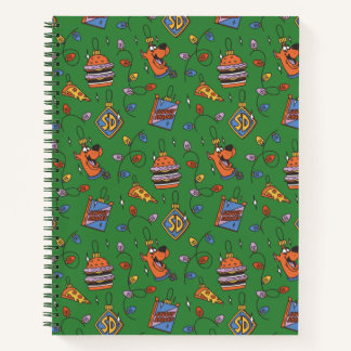 Scooby-Doo Kerst Snack Lichtjes Patroon Notitieboek