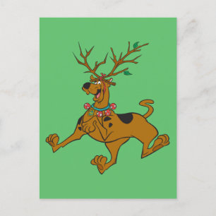 Scooby-Doo Kerstfeestdag Antlers Feestdagenkaart
