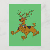 Scooby-Doo Kerstfeestdag Antlers Feestdagenkaart (Voorkant)