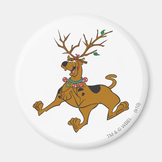 Scooby-Doo Kerstfeestdag Antlers Magneet (Voorkant)
