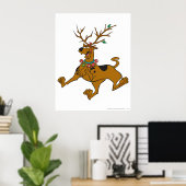 Scooby-Doo Kerstfeestdag Antlers Poster (Thuiskantoor)