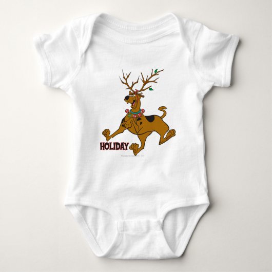 Scooby-Doo Kerstfeestdag Antlers Romper (Voorkant)