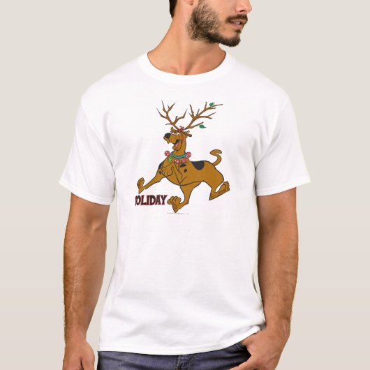 Scooby-Doo Kerstfeestdag Antlers T-shirt (Voorkant)