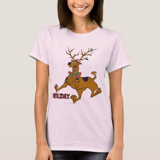 Scooby-Doo Kerstfeestdag Antlers T-shirt (Voorkant)