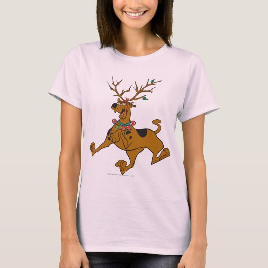 Scooby-Doo Kerstfeestdag Antlers T-shirt (Voorkant)
