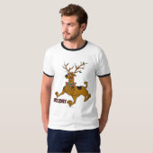 Scooby-Doo Kerstfeestdag Antlers T-shirt (Voorkant volledig)