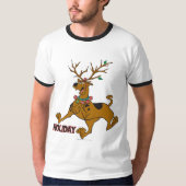Scooby-Doo Kerstfeestdag Antlers T-shirt (Voorkant)