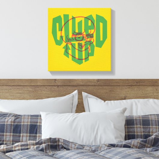 Scooby-Doo | klittenband Canvas Afdruk (Insitu (Slaapkamer))