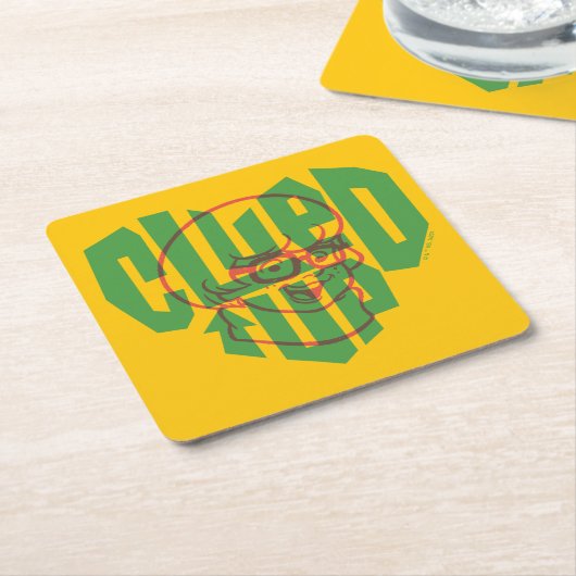 Scooby-Doo | klittenband Kartonnen Onderzetters (Schuin)