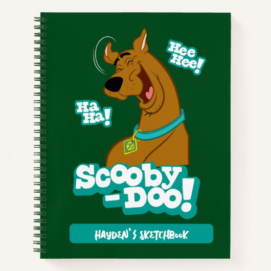 Scooby-Doo lachtekening Notitieboek (Voorkant)