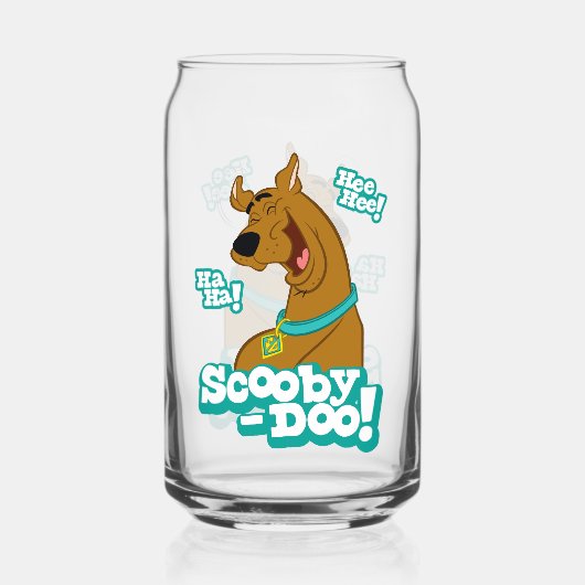 Scooby-Doo Laughing Blikvorm Glas (Voorkant)