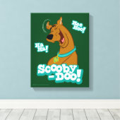 Scooby-Doo Laughing Canvas Afdruk (Insitu (Houten vloer))