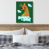 Scooby-Doo Laughing Canvas Afdruk (Insitu (Slaapkamer))