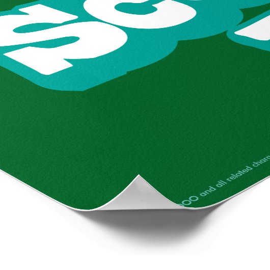 Scooby-Doo Laughing Poster (Hoek)