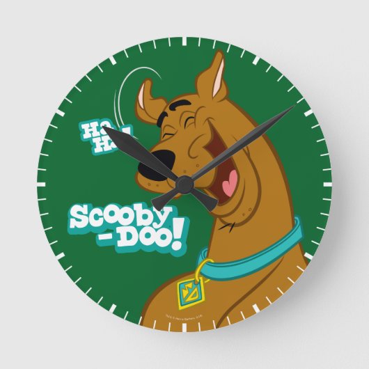 Scooby-Doo Laughing Ronde Klok (Voorkant)