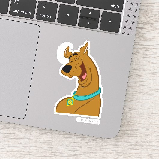 Scooby-Doo Laughing Sticker (Detail)