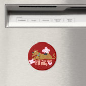 Scooby-Doo "Liefde van je met al mijn hart" Magneet (Insitu (Vaatwasser))