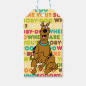 Scooby-Doo loopt "Waar ben je?" Cadeaulabel (Voorkant)