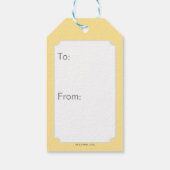 Scooby-Doo loopt "Waar ben je?" Cadeaulabel (Achterkant)